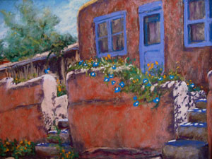 Toas Adobe pastel painting by Jo-Ann West Pearce