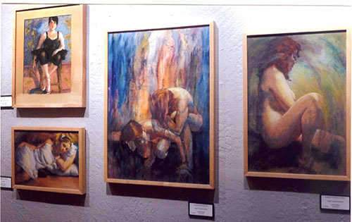 FIGURATIVE SHOW hanging at Grants Pass Museum of Art